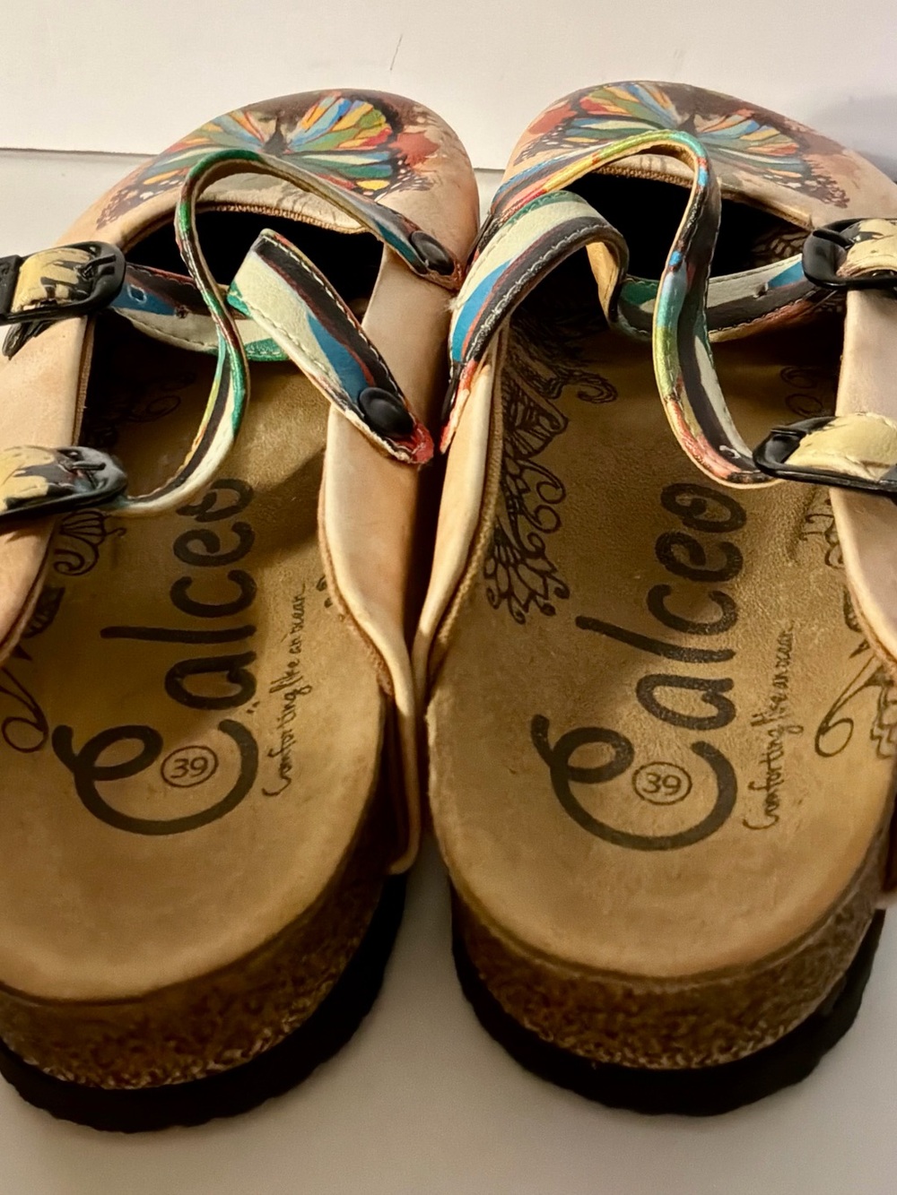 NWOT….CALCEO..leather clogs - Picture 7 of 11